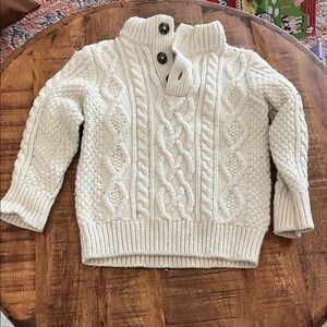 GAP Cream Cable Knit Sweater